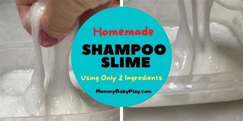 Homemade Shampoo Slime Using Only 2 Ingredients