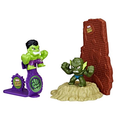 Marvel Stunt Squad Hulk Vs Abomination Toy Playset Inch Scale