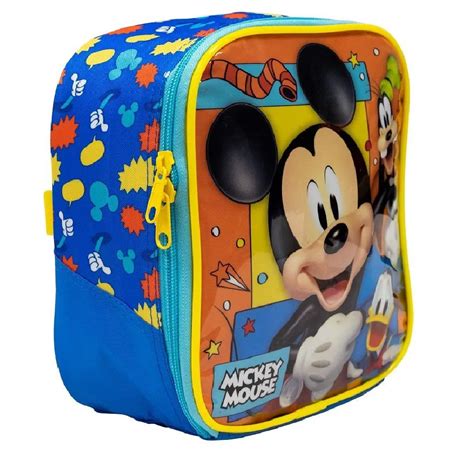 Kit Mochila De Costa Lancheira Mickey X Xeryus Papelaria Pigmeu