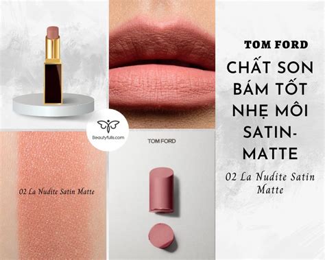 Son Tom Ford 02 La Nudite Satin Matte Màu Cam Nude Giá Tốt