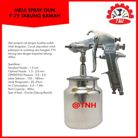 Jual Spray Panting Gun Spit Cat Meiji F Tabung Bawah Spray Gun