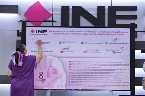 Firman INE y Partidos Políticos Nacionales compromisos por elecciones