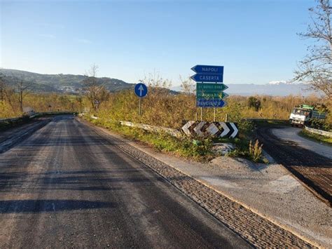 Campania Anas Avanzano I Lavori Di Nuova Pavimentazione Lungo La