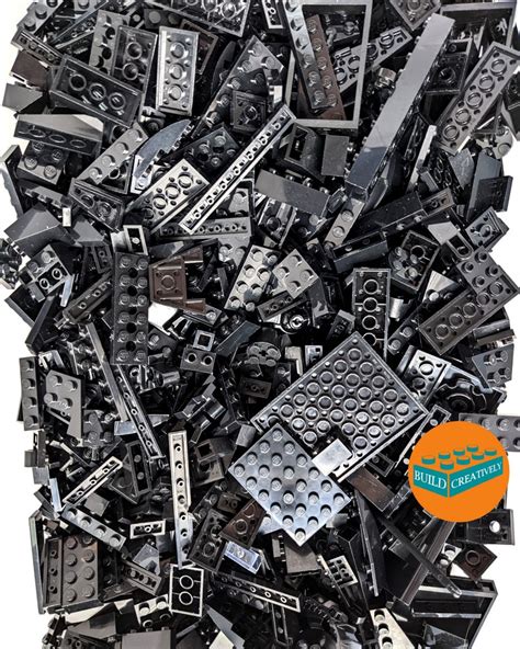 Lego Pound Black Brick Mix Oz Random Assortment Bulk Blind Bag