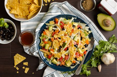 Crunchy Tex Mex Salad With Pinto Beans Cook Smarts