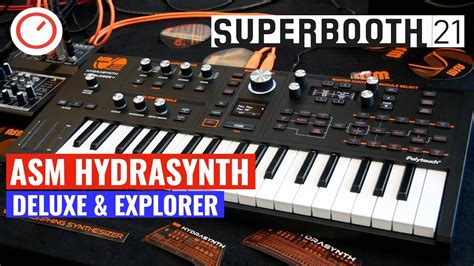 Superbooth Asm Hydrasynth Deluxe Explorer Poly Aftertouch