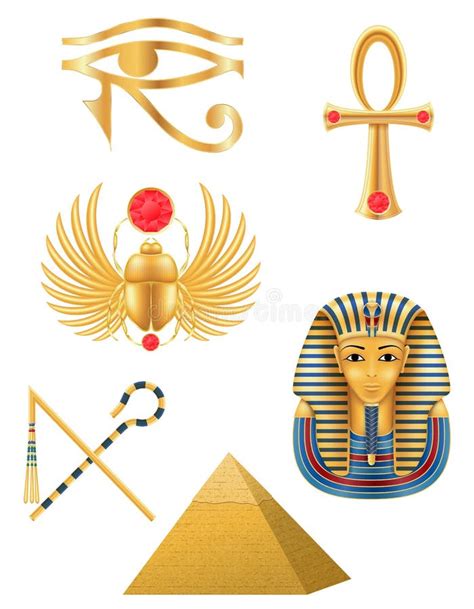 Pyramid Symbol of Ancient Egypt Vector Illustration Stock Vector ...