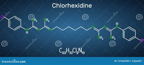 Chlorhexidine Chlorhexidine Gluconate Chg Antiseptic Molecule