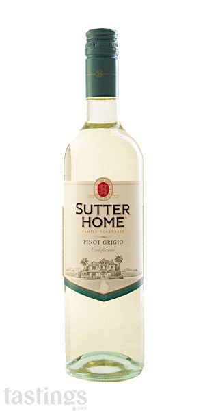 Sutter Home NV Pinot Grigio California USA Wine Review Tastings