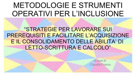 Pdf Metodologie E Strumenti Operativi Per Linclusione Dokumen Tips