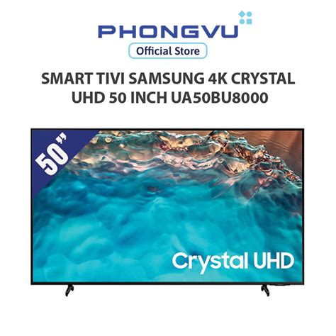 Smart Tivi Samsung 4k Crystal Uhd 50 Inch Ua50bu8000 Bảo Hành 24