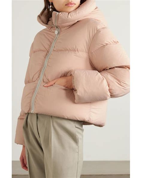 Ienki Ienki Kenny Hooded Quilted Shell Down Jacket In Natural Lyst