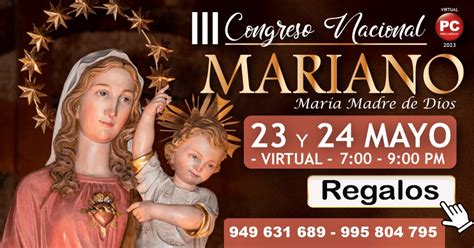 Descarga regalos del III Congreso Nacional Mariano María Madre de