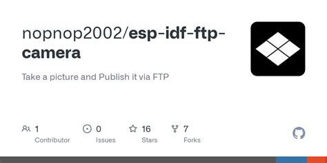 Github Nopnop Esp Idf Ftp Camera Take A Picture And Publish It