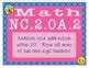 North Carolina Math Nc Oa Nd Grade Task Cards Add And Subtract To