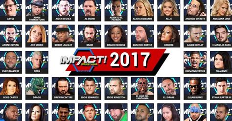 IMPACT Roster In 2017 Full List Of Wrestlers Teams Champions