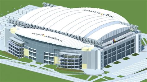 Minecraft Megabuild Nrg Stadium Ihouston Texans Official