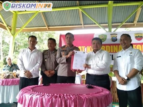 Kompak Kapolres Dan Bupati Tapsel Bentuk Kampung Bebas Dari Narkoba