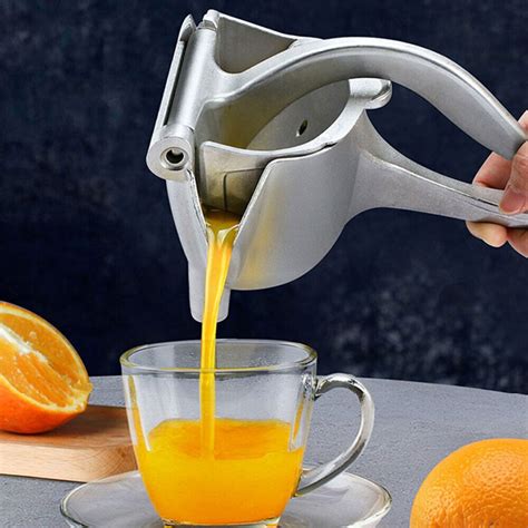 Manual Juice Squeezer Aluminum Alloy Hand Pressure Juicer