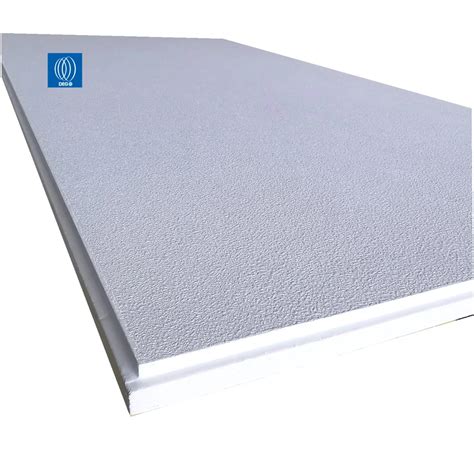 Mm Fiberglass Acoustic Ceiling Sound Absorbing Tile China