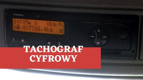 Tachograf Cyfrowy Funkcje Wydruk Manualny Wpis Zako Czenie