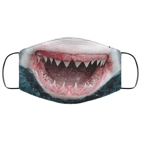 Shark face mask Washable Reusable