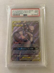 Mewtwo Mew Gx Sun Moon Unified Minds Holo Full Art