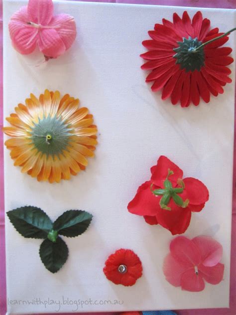 Learn with Play at Home: Flower Stencil Spray Painting