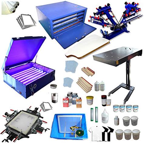 Buy 4 Color Screen Printing Kit Silk Screen Printing Machine Screen ...