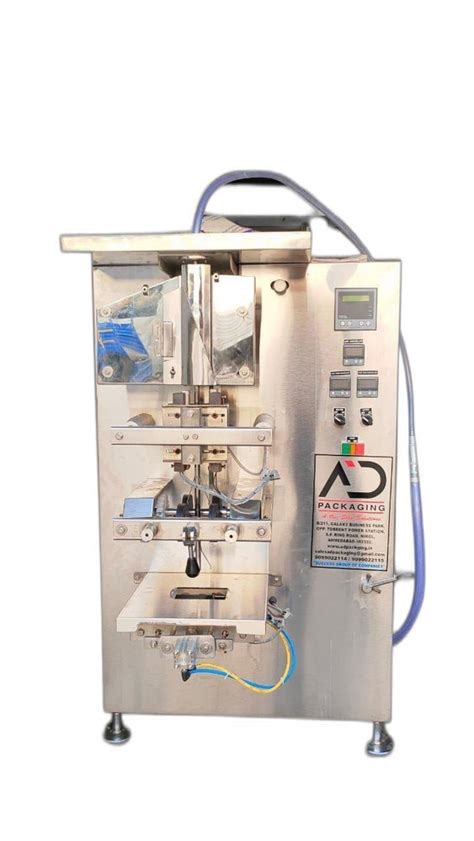 Ss Ghee Pouch Packing Machine In Ahmedabad A D Packaging