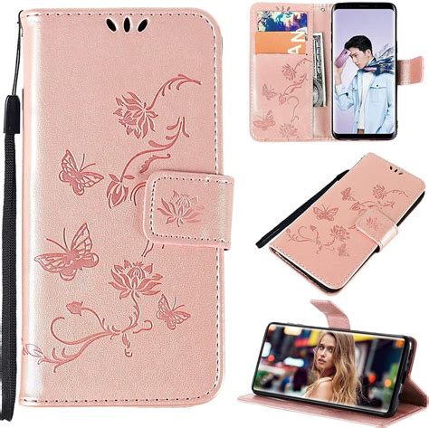 Samsung A14 Case Samsung Galaxy A14 Case For Women Men Card Slots Magnetic Closure Kickstand