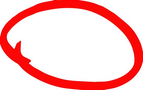 Red Pen Circle Png