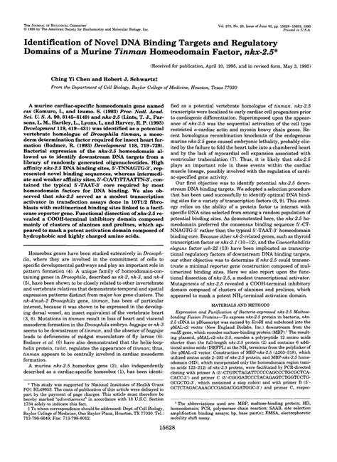 PDF Identification Of Novel DNA Binding Targets And Regulatory