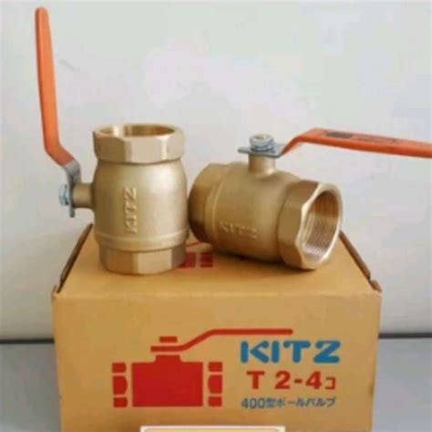 Promo Ball Valve 2 Inch Kitz Orinal Kuningan Brass Asli Diskon 33 Di