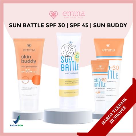 Jual Emina Sun Protection Spf Pa Ml Emina Sun Battle Spf