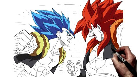 How To Draw Gogeta Blue