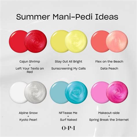 Summer Mani Pedi Ideas Summer Mani And Pedi Ideas Mani Pedi Combos