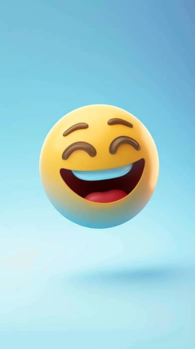 laughing emoji, happy emoji, emoji with tears of joy, 3D emoji, emoji ...