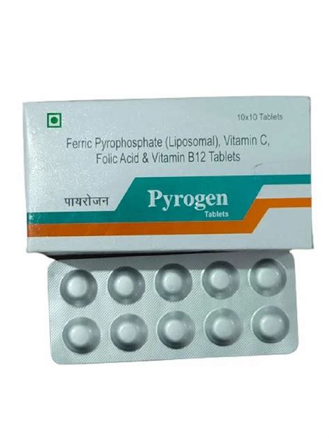 Ferric Pyrophosphate Liposomal Vit C Folic Acid Vit B12 Tab