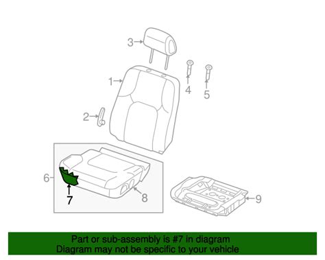 Nissan Seat Cushion Pad Ea Quirkparts