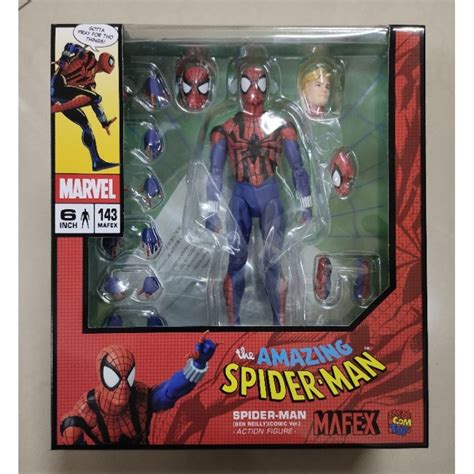 READY STOCK Medicom Mafex No 143 Spiderman Spider Man Ben Reilly