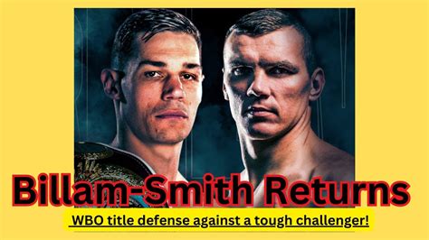 1st World Title Defense Chris Billam Smith Vs Mateusz Masternak