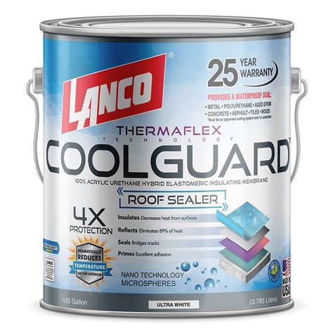 1 Gal Lanco Coolguard Revestimiento De Techo De Goma Chile Ubuy