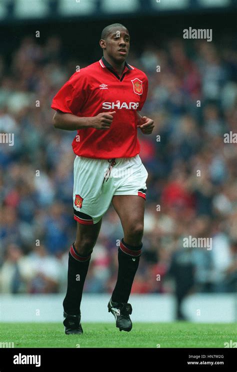 Dion Dublin Manchester United Fc August Stock Photo Alamy