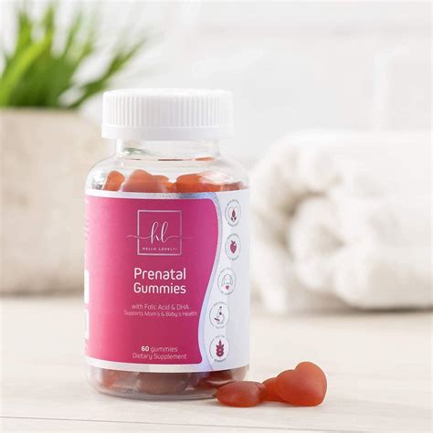 Prenatal Vitamin Gummies With Dha Folic Acid Immune Support