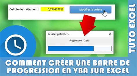 Comment CrÉer Une Barre De Progression En Vba A RÉutiliser Dans Tous Vos Classeurs Excel Youtube