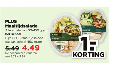 Maaltijdsalade Aanbieding Bij PLUS