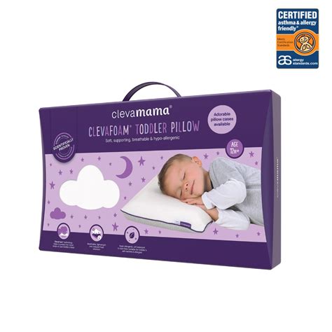 Clevamama Toddler Pillow เหมาะสำหรับเด็กอายุ 1 ปีขึ้นไป | Shopee Thailand