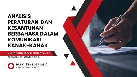 Analisis Peraturan Dan Kesantunan Berbahasa Dalam Komunikasi Kanak