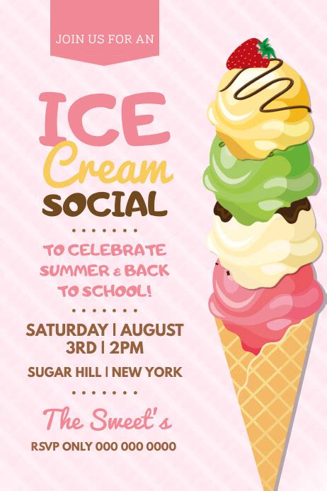 5 870 Free Ice Cream Poster Templates Postermywall